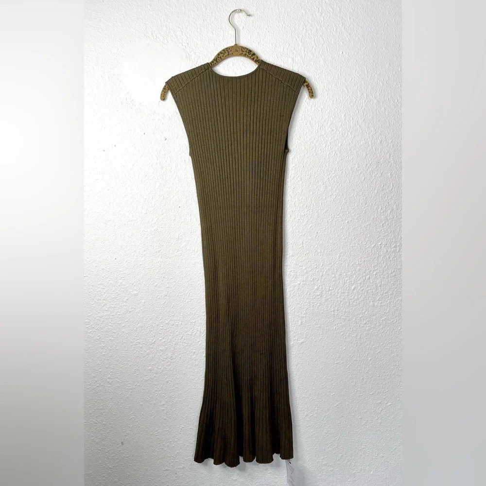 MM LAFLEUR Safari Slinky Knit Dylan Midi Dress Size Small NWT
